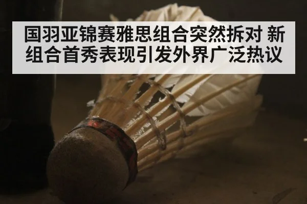 国羽亚锦赛雅思组合突然拆对 新组合首秀表现引发外界广泛热议